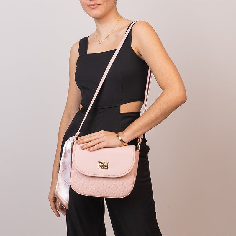 Bolsa Transversal Média com Lenço Rafitthy