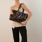 Bolsa Shopper com Trama Texturizada e Alça de Ombro – Rafitthy