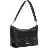 Bolsa Hobo Preta com Tachas – Rafitthy